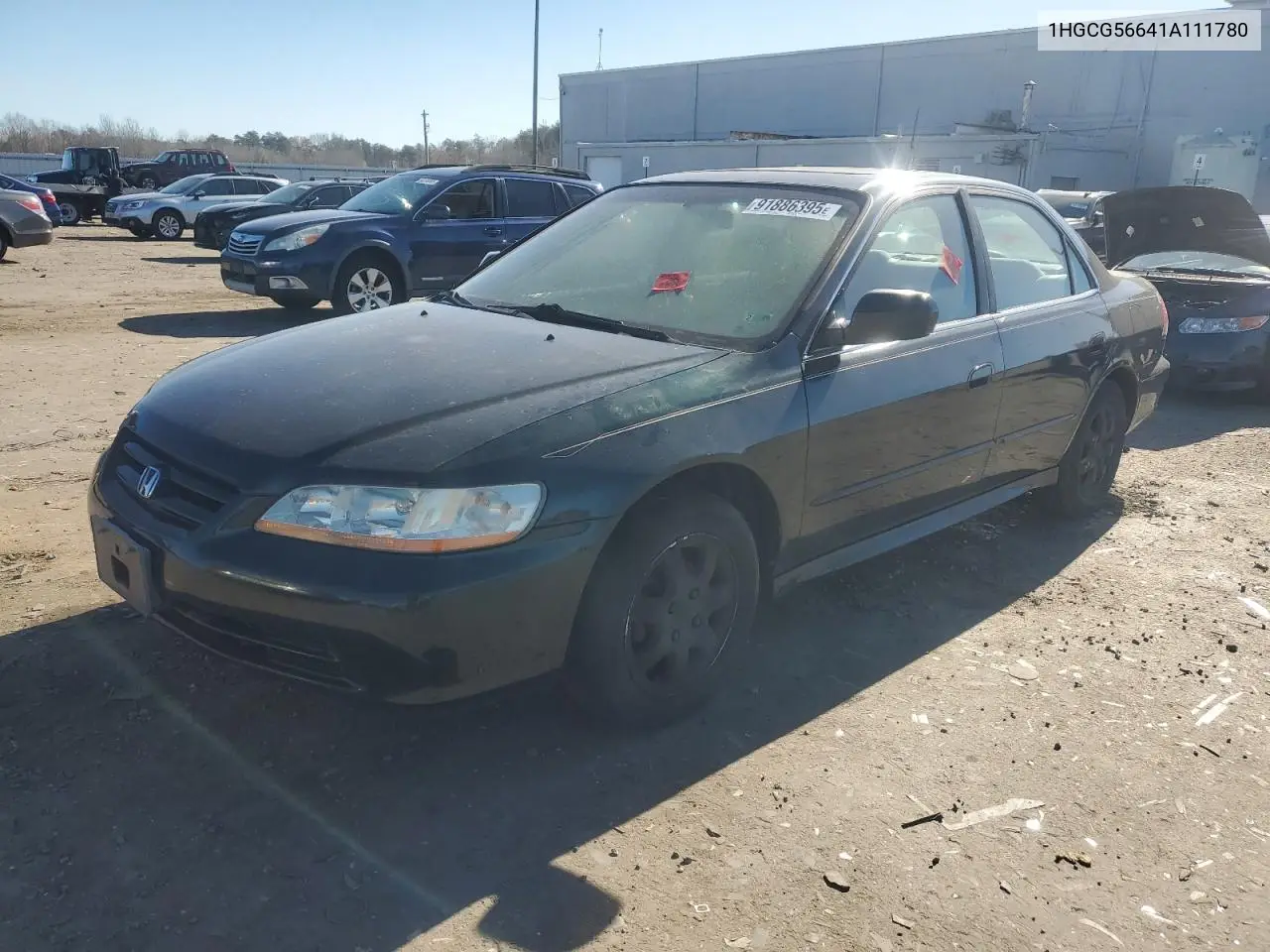 1HGCG56641A111780 2001 Honda Accord Ex