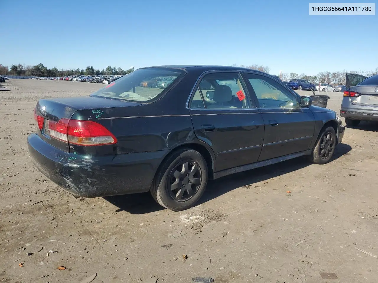 1HGCG56641A111780 2001 Honda Accord Ex