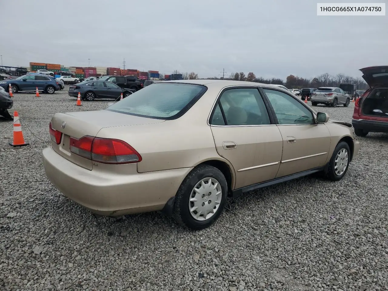 1HGCG665X1A074750 2001 Honda Accord Lx