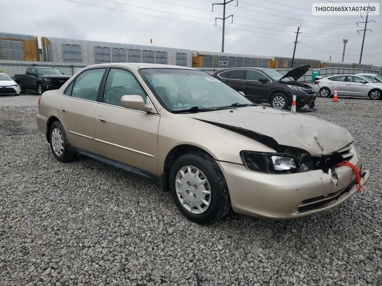 1HGCG665X1A074750 2001 Honda Accord Lx