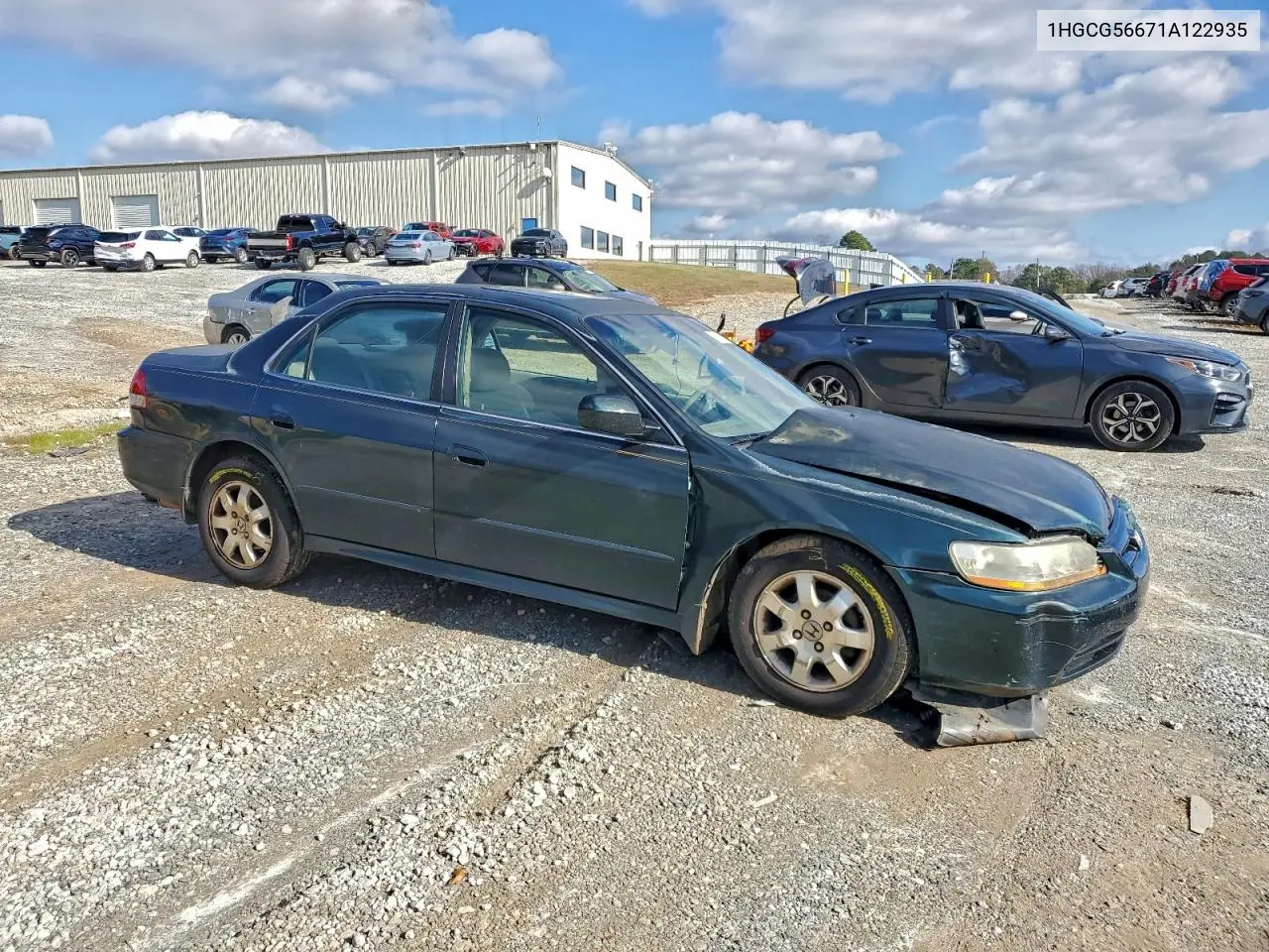 1HGCG56671A122935 2001 Honda Accord Ex