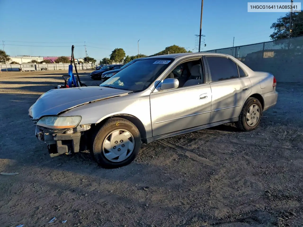1HGCG16411A085341 2001 Honda Accord Lx