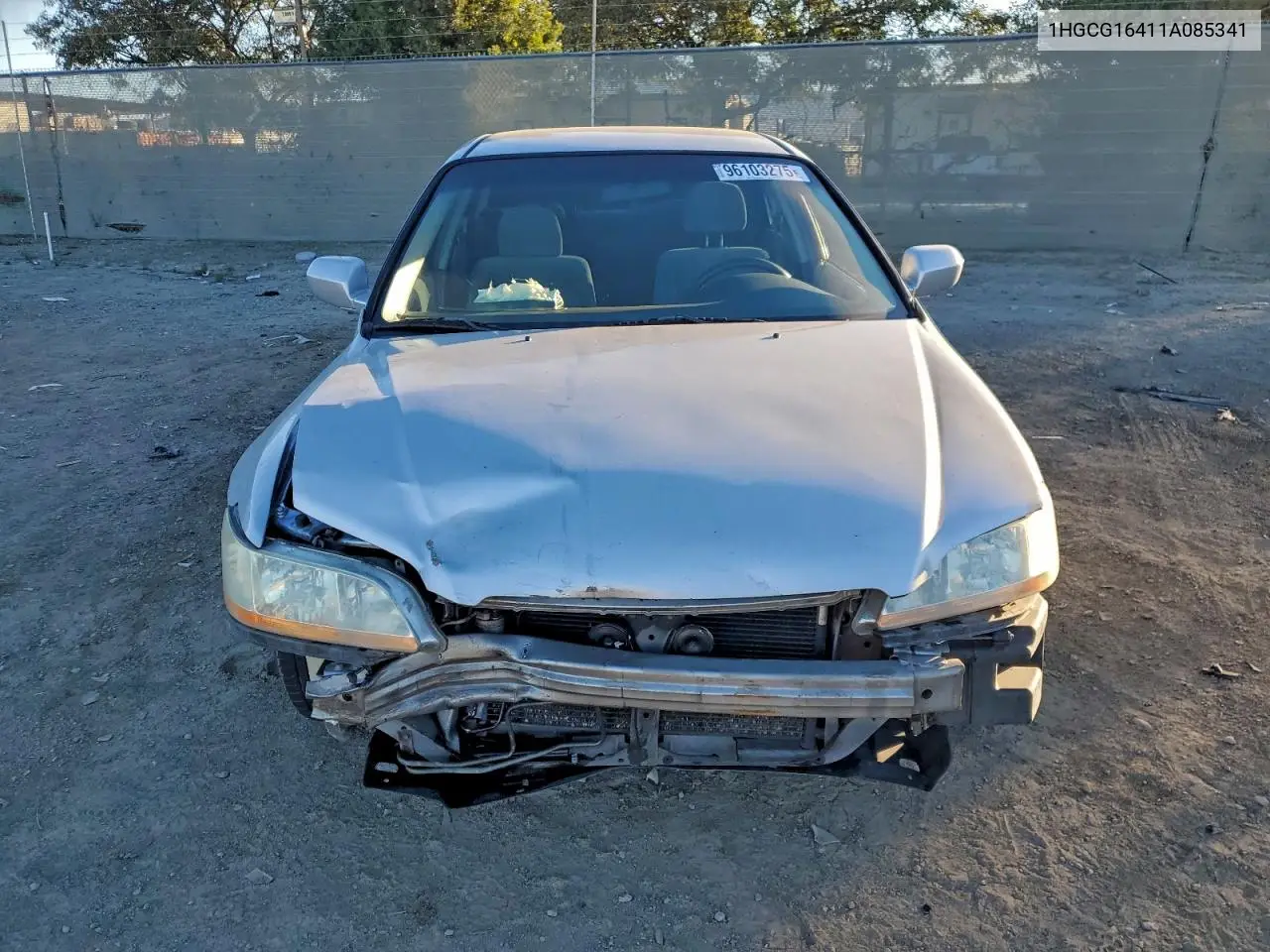 1HGCG16411A085341 2001 Honda Accord Lx