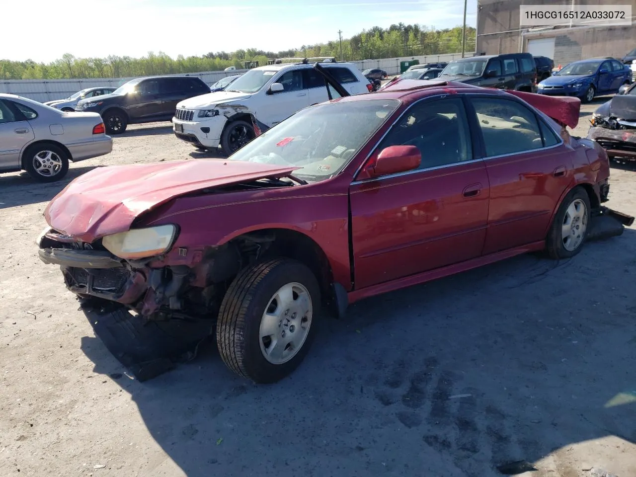 2002 Honda Accord Ex VIN: 1HGCG16512A033072 Lot: 51970934