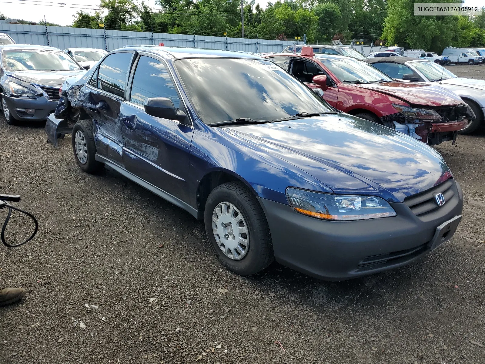 2002 Honda Accord Value VIN: 1HGCF86612A105912 Lot: 63773314