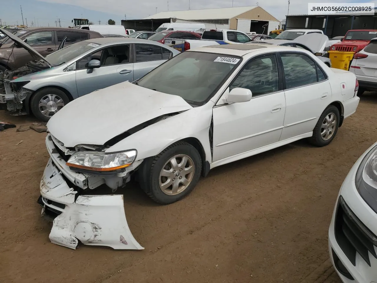 2002 Honda Accord Ex VIN: JHMCG56602C008925 Lot: 71844624