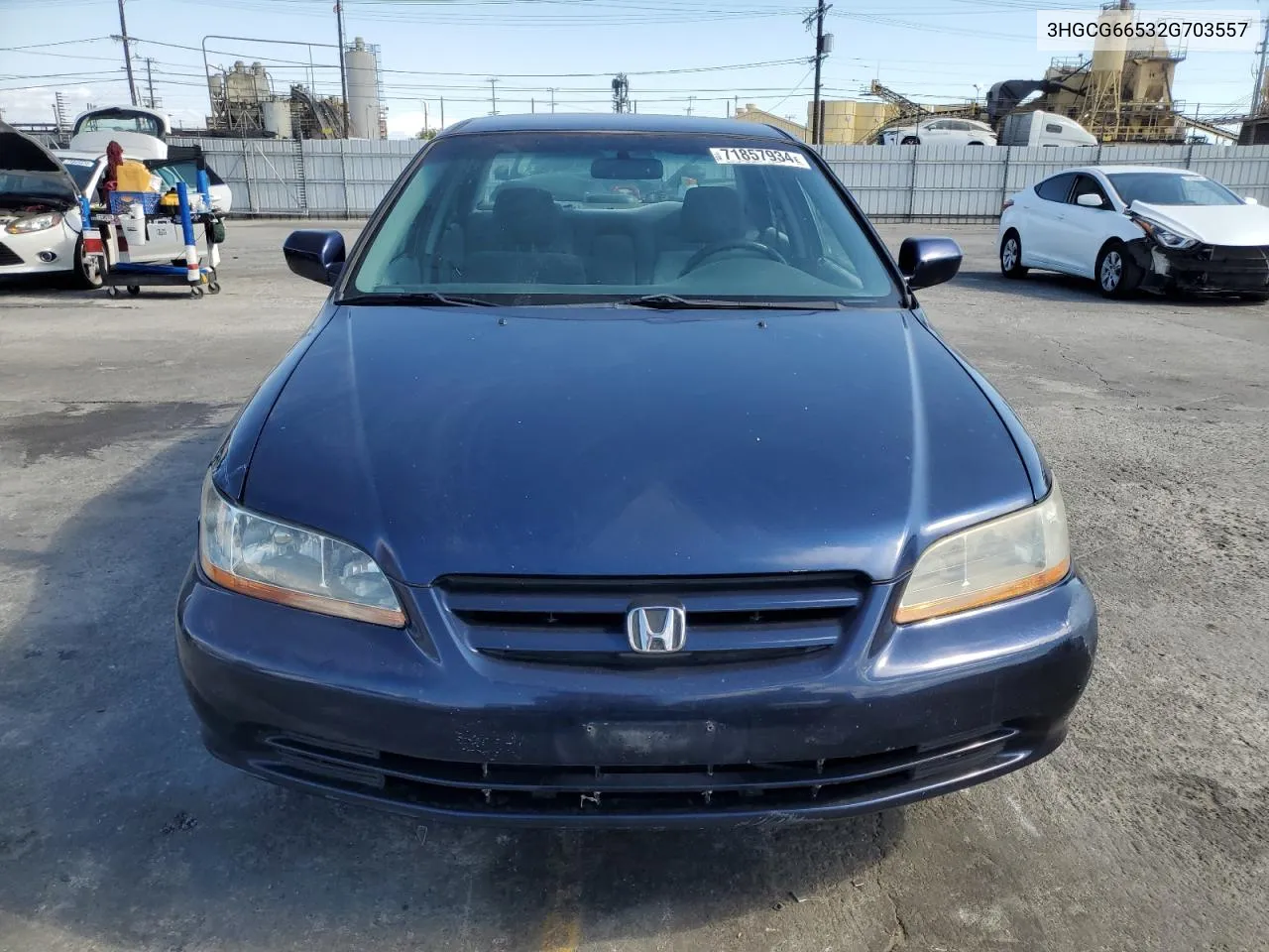 2002 Honda Accord Lx VIN: 3HGCG66532G703557 Lot: 71857934