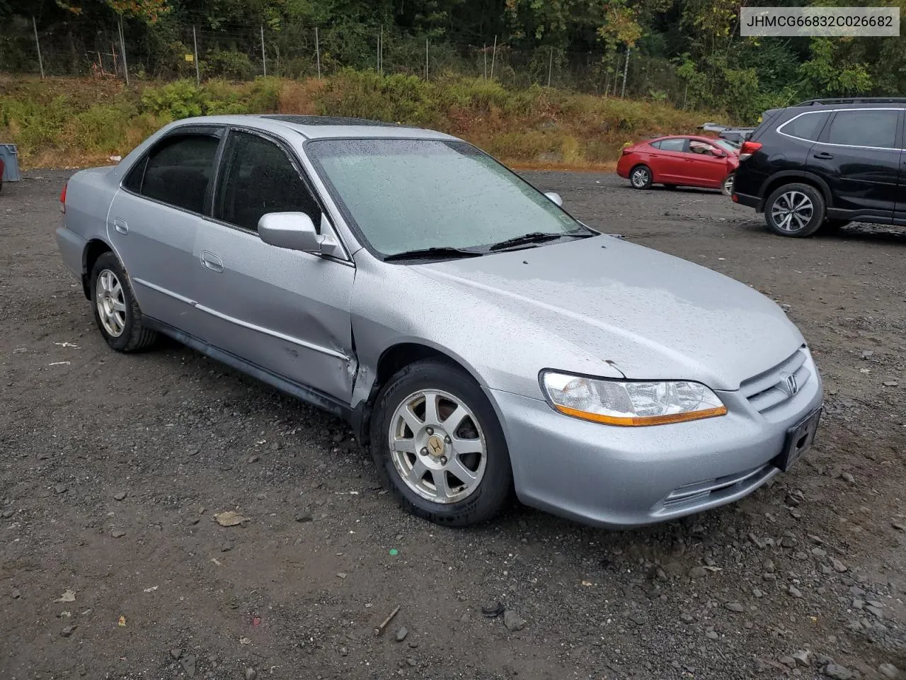 2002 Honda Accord Ex VIN: JHMCG66832C026682 Lot: 72229724