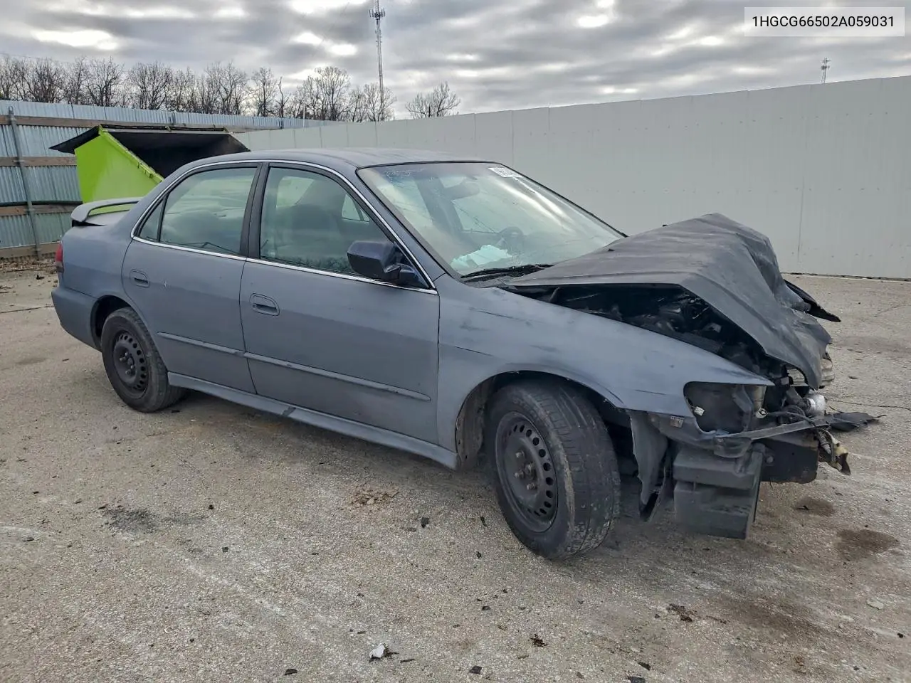 1HGCG66502A059031 2002 Honda Accord Lx
