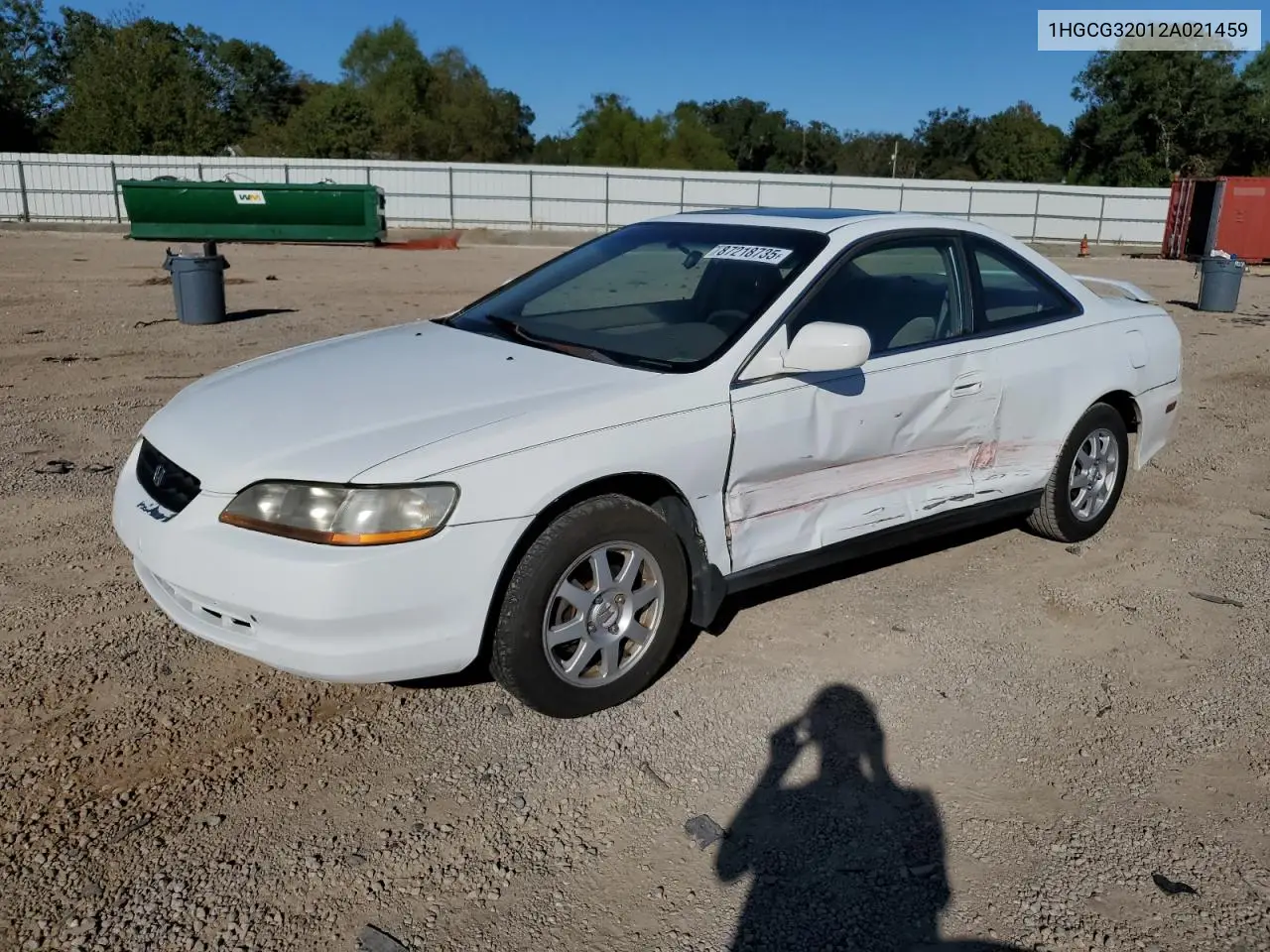 1HGCG32012A021459 2002 Honda Accord Se