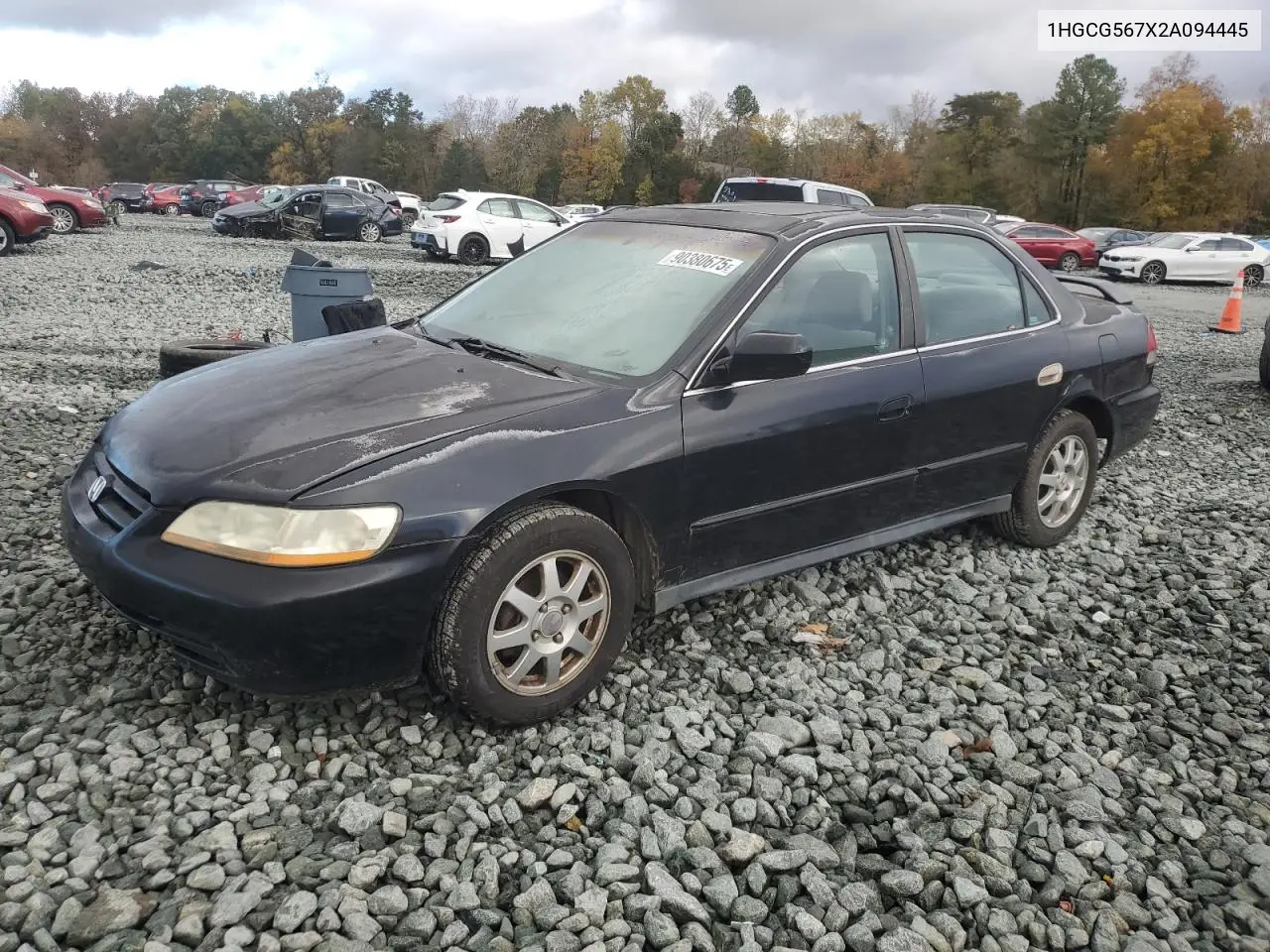 1HGCG567X2A094445 2002 Honda Accord Se