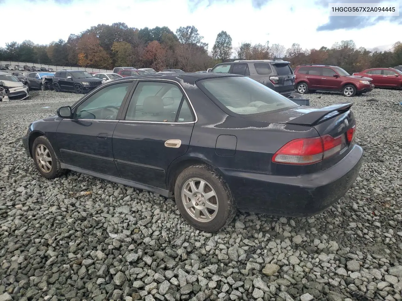 1HGCG567X2A094445 2002 Honda Accord Se