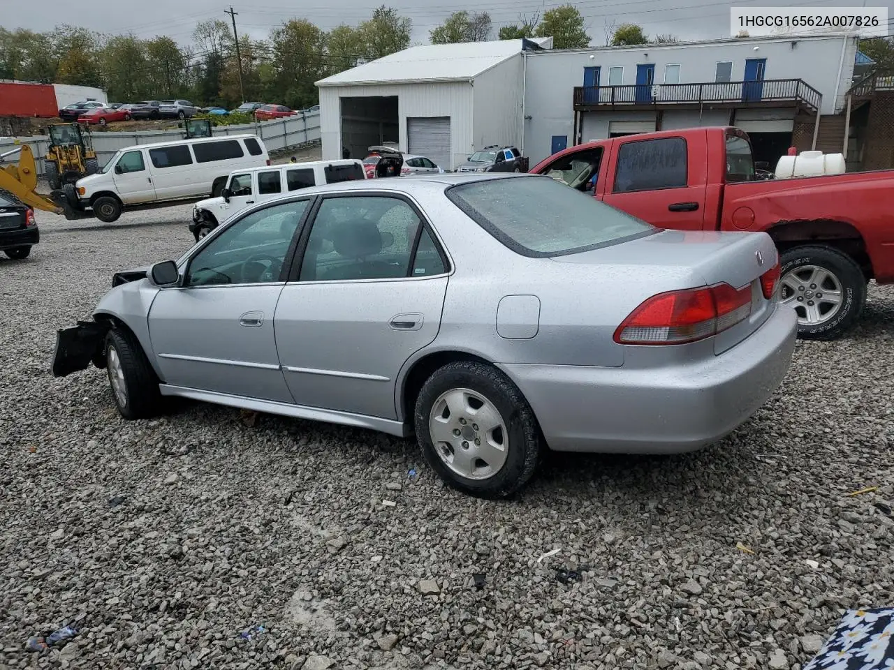 1HGCG16562A007826 2002 Honda Accord Ex