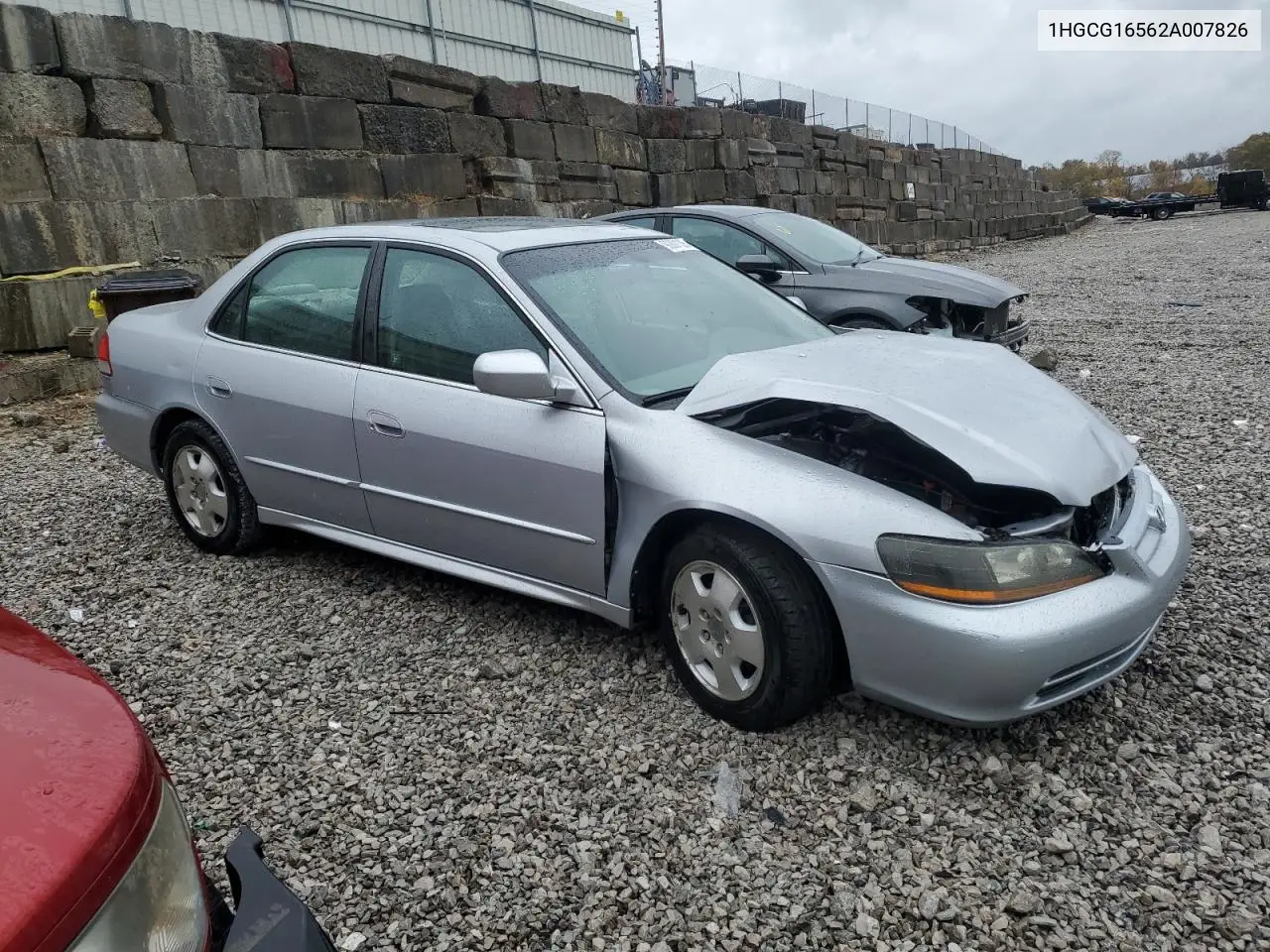 1HGCG16562A007826 2002 Honda Accord Ex