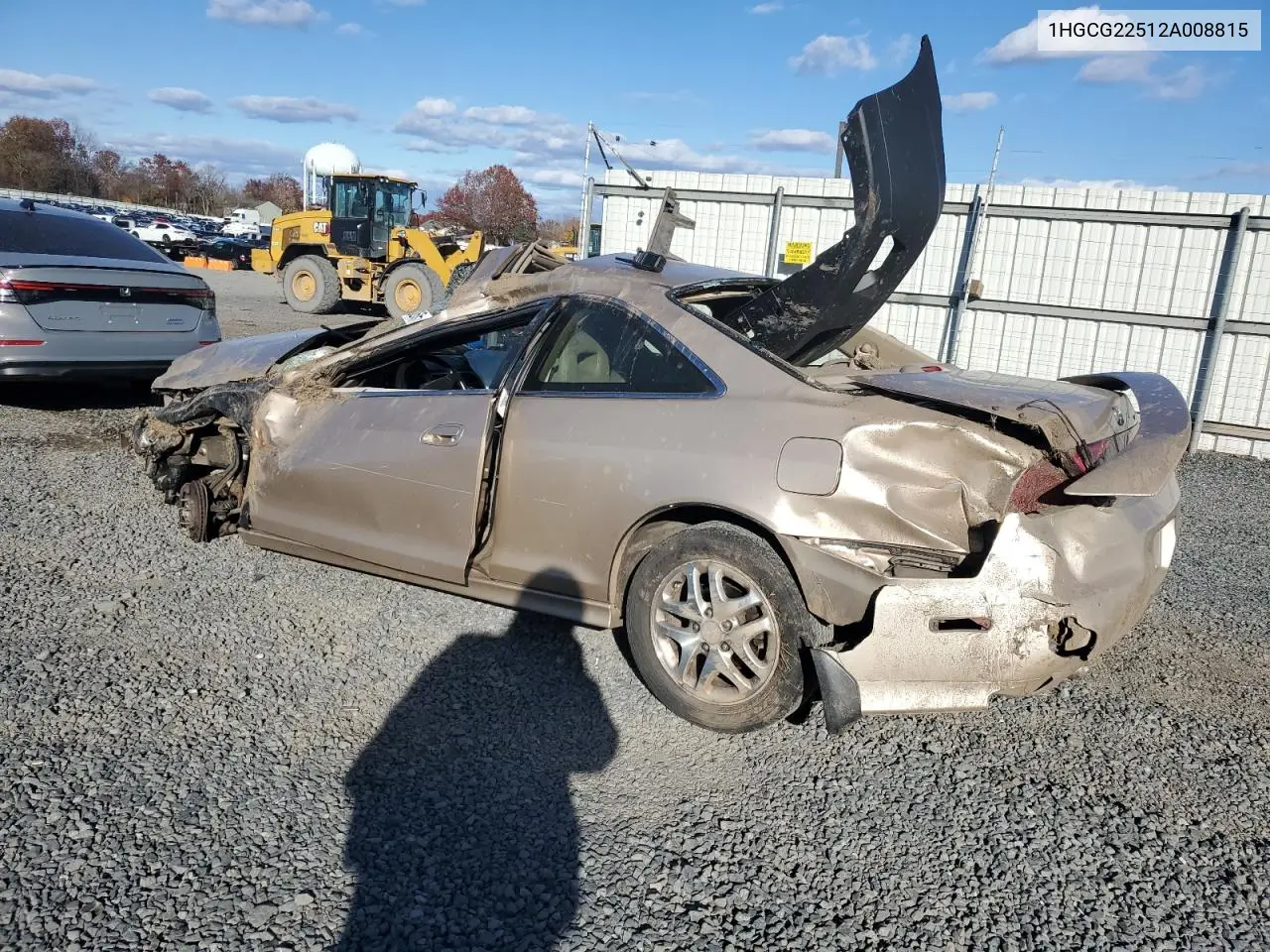 1HGCG22512A008815 2002 Honda Accord Ex