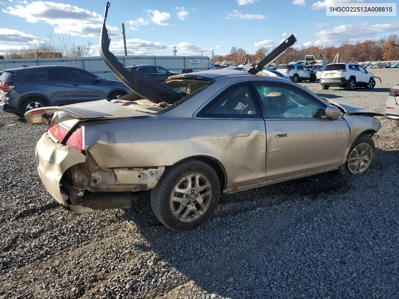 1HGCG22512A008815 2002 Honda Accord Ex