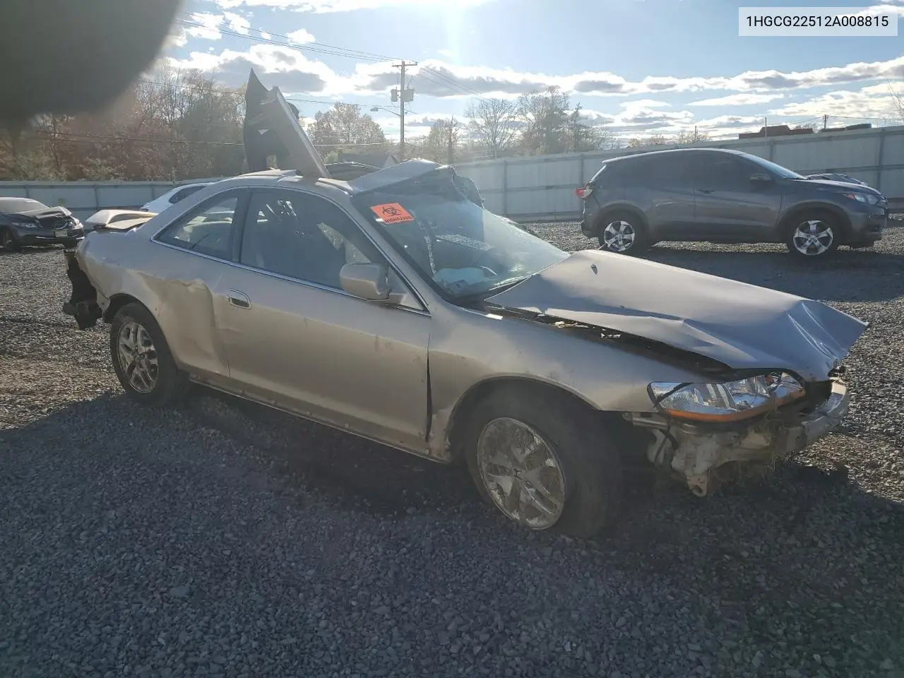 1HGCG22512A008815 2002 Honda Accord Ex