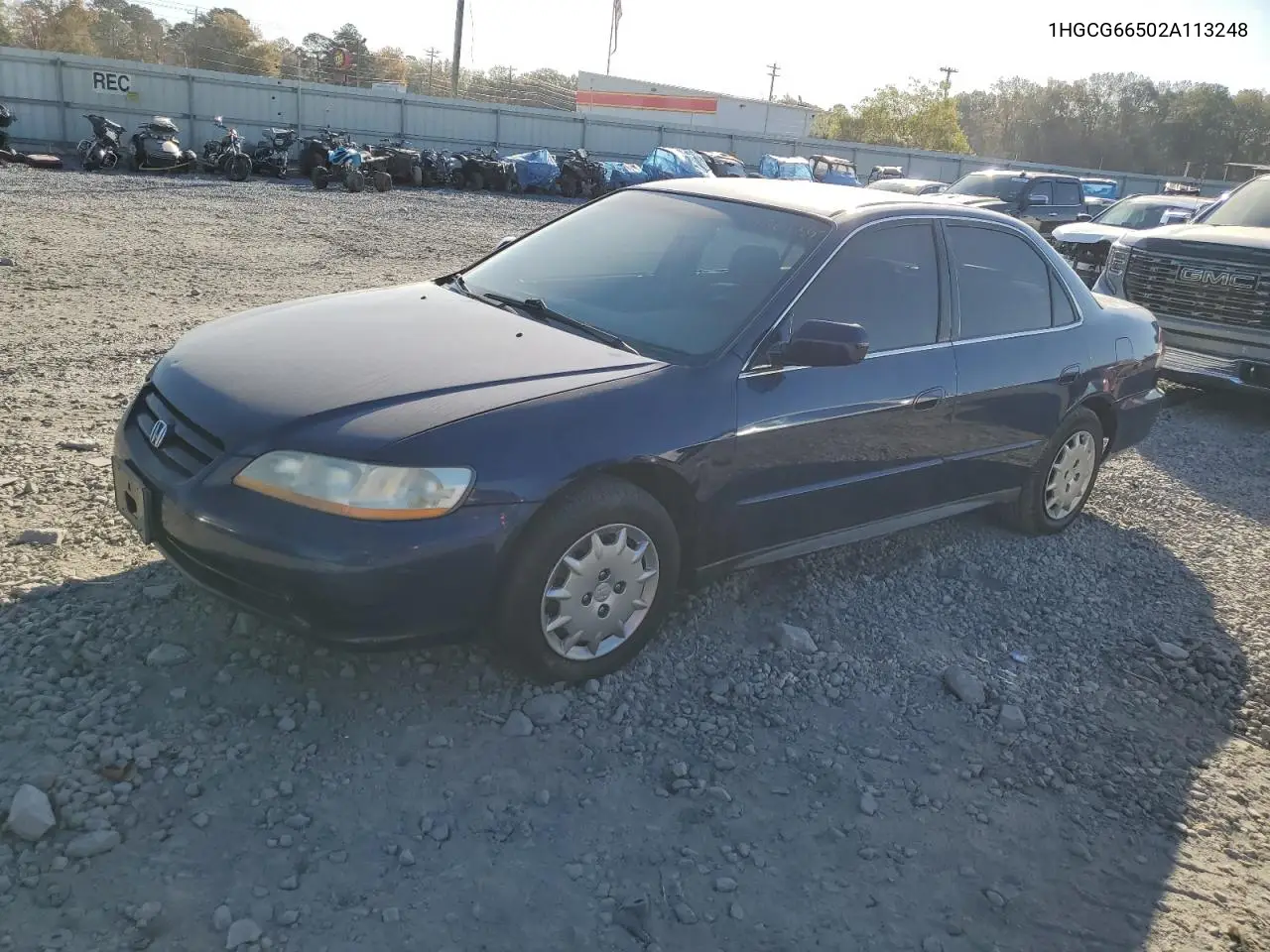 1HGCG66502A113248 2002 Honda Accord Lx