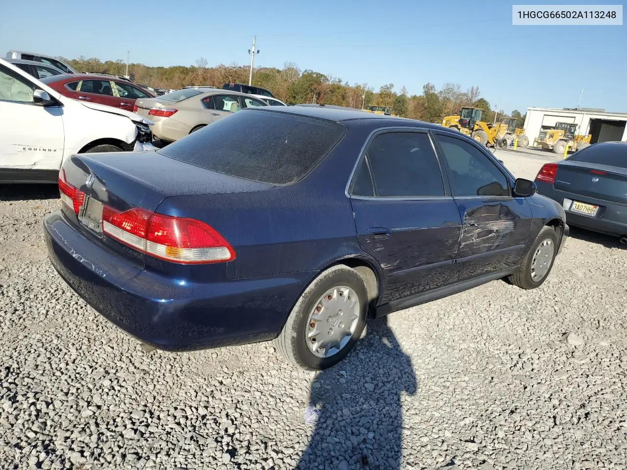 1HGCG66502A113248 2002 Honda Accord Lx
