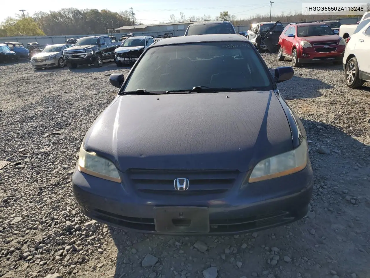 1HGCG66502A113248 2002 Honda Accord Lx