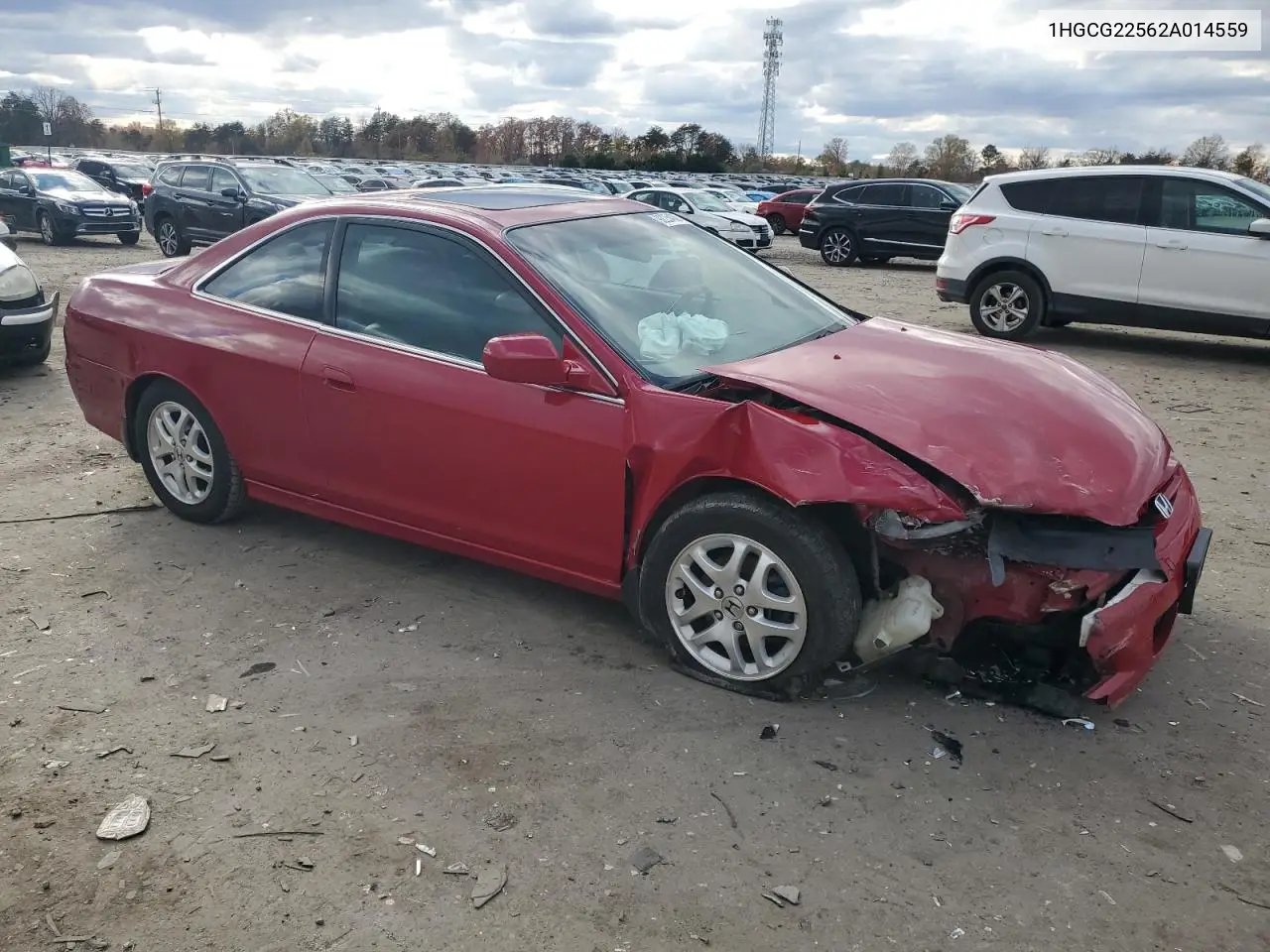 1HGCG22562A014559 2002 Honda Accord Ex