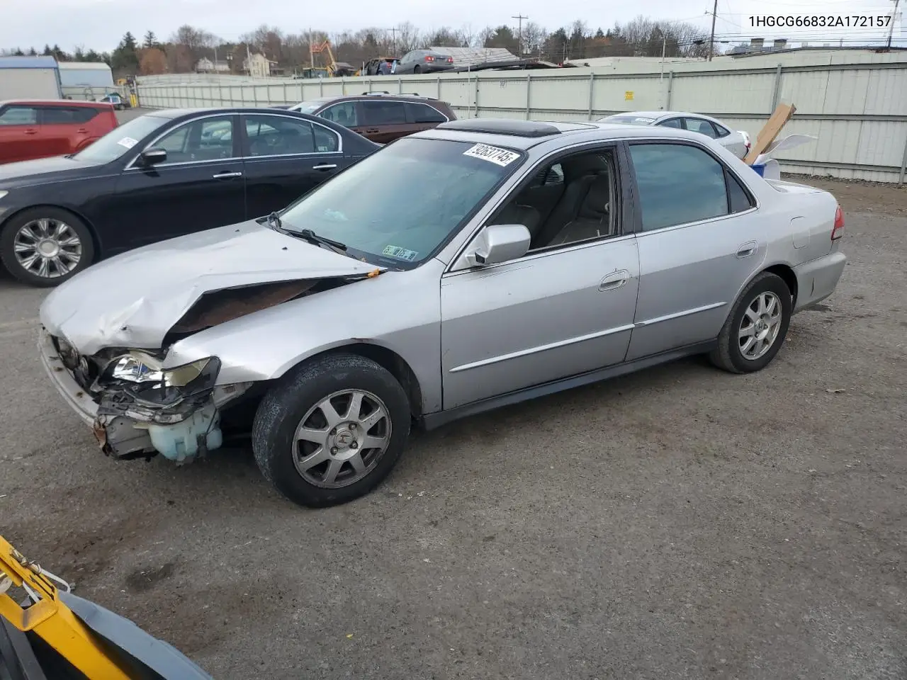 1HGCG66832A172157 2002 Honda Accord Ex