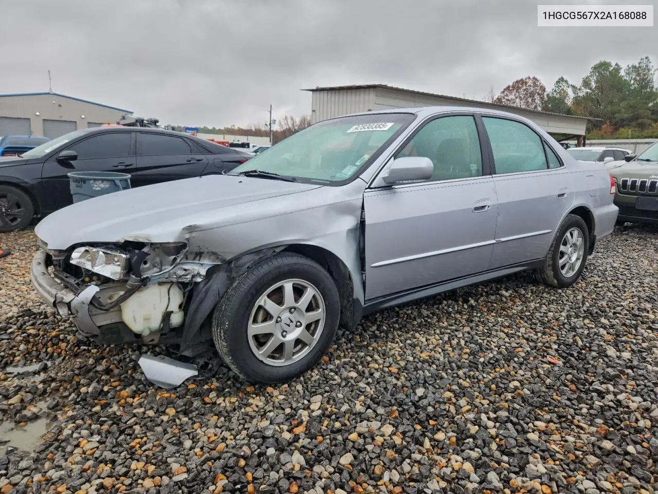 1HGCG567X2A168088 2002 Honda Accord Se