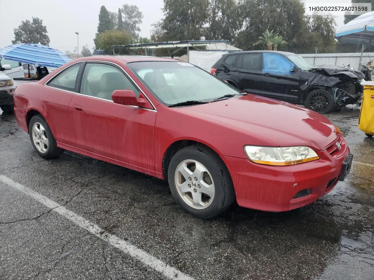 1HGCG22572A021598 2002 Honda Accord Ex