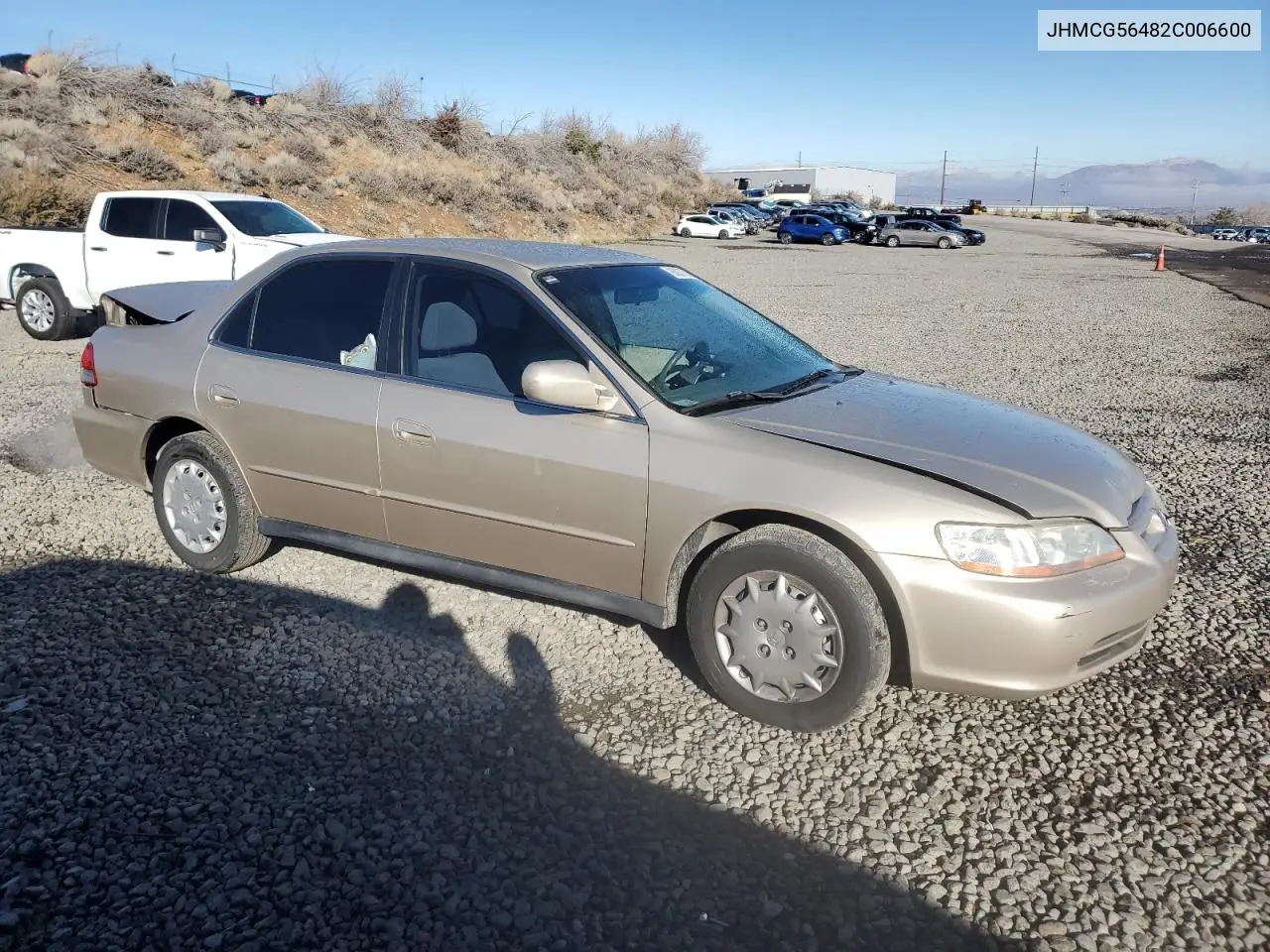 JHMCG56482C006600 2002 Honda Accord Lx