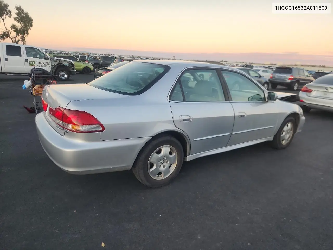 1HGCG16532A011509 2002 Honda Accord Ex