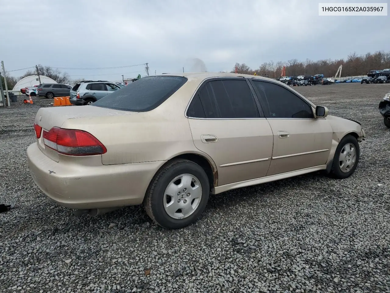 1HGCG165X2A035967 2002 Honda Accord Ex