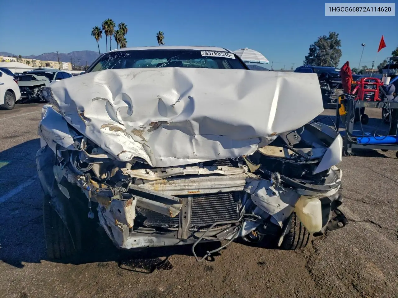 1HGCG66872A114620 2002 Honda Accord Ex