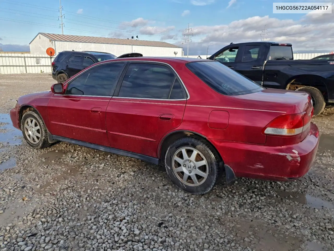 1HGCG56722A054117 2002 Honda Accord Se