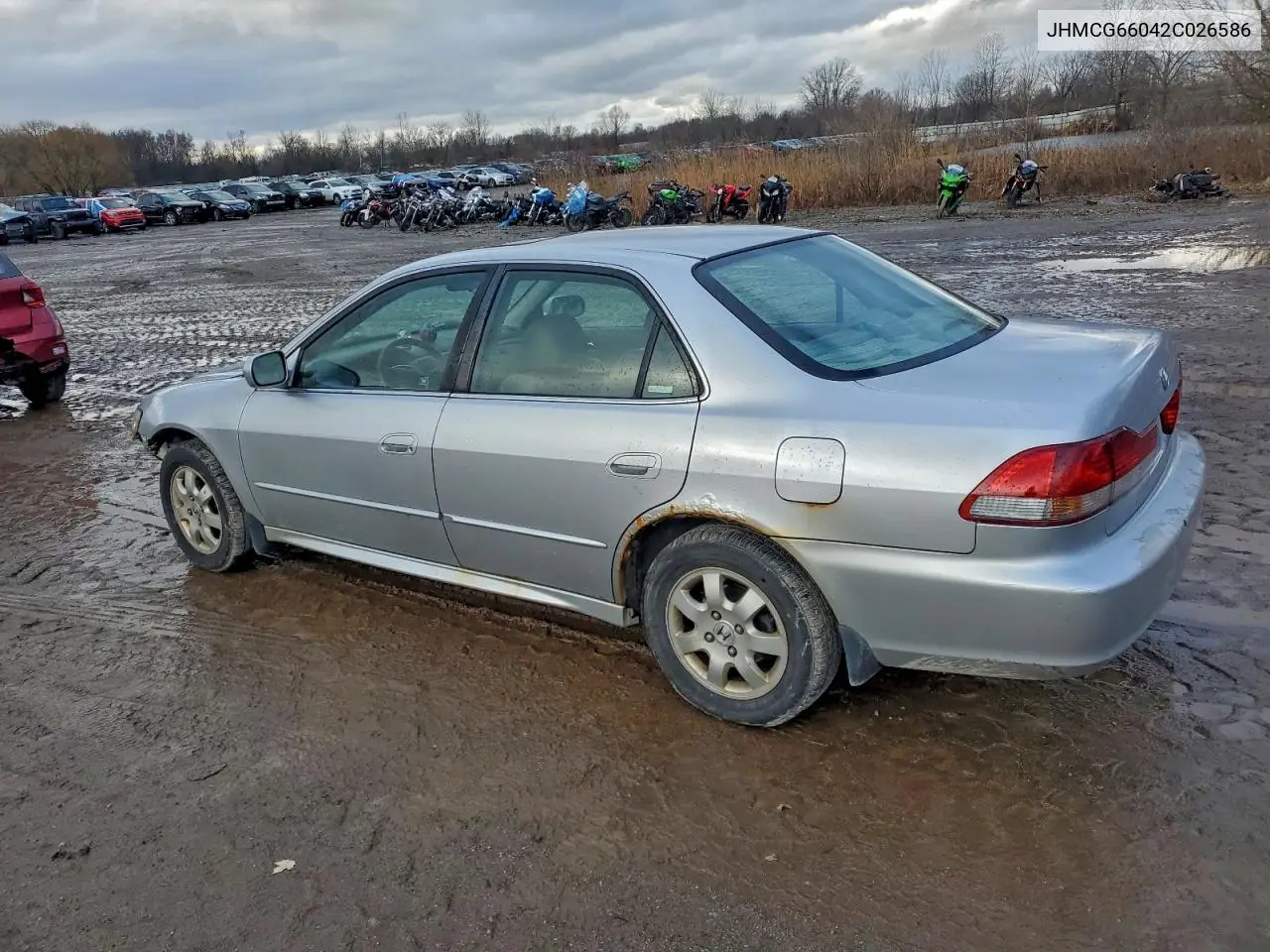 JHMCG66042C026586 2002 Honda Accord Ex
