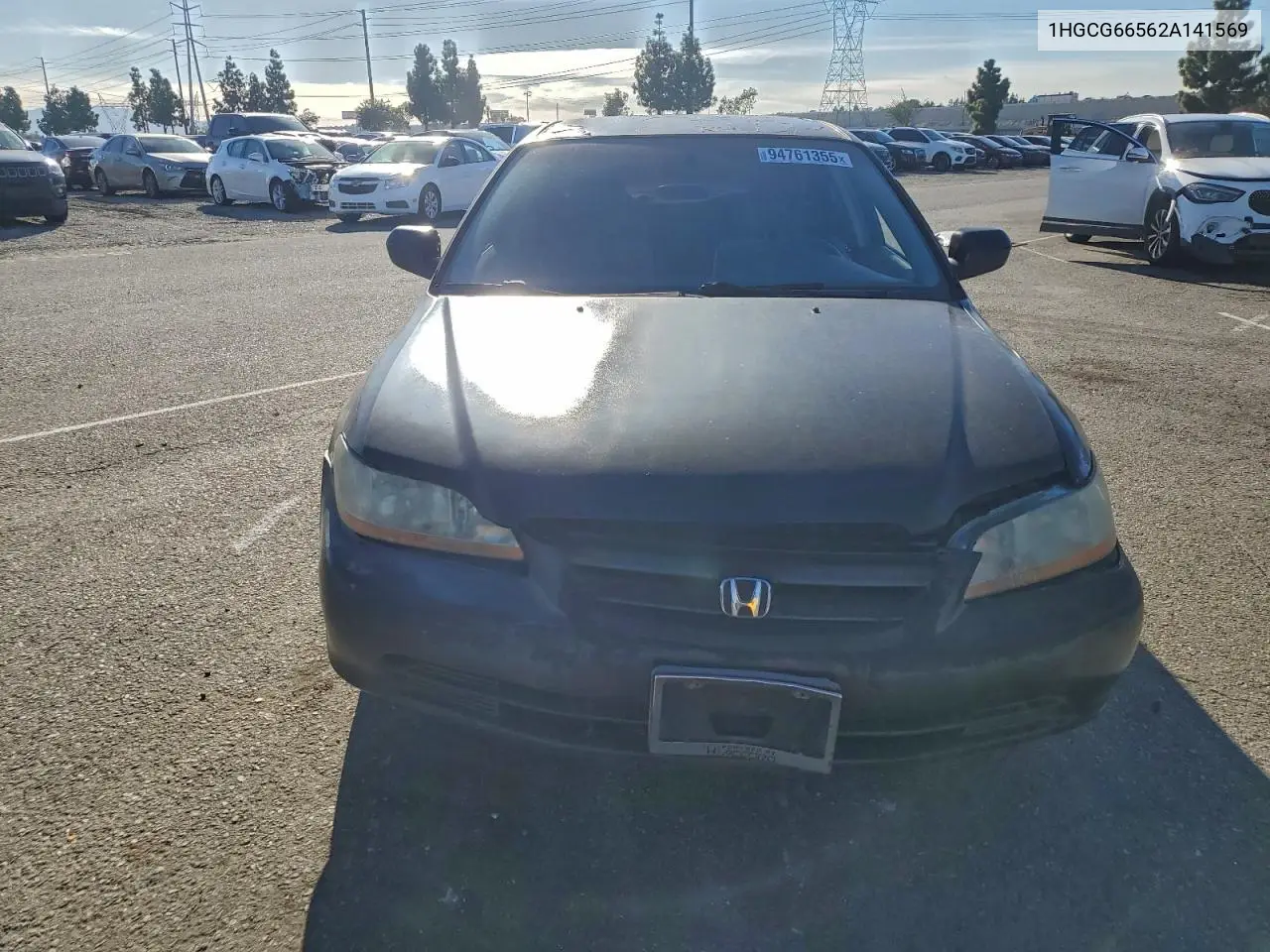 1HGCG66562A141569 2002 Honda Accord Lx