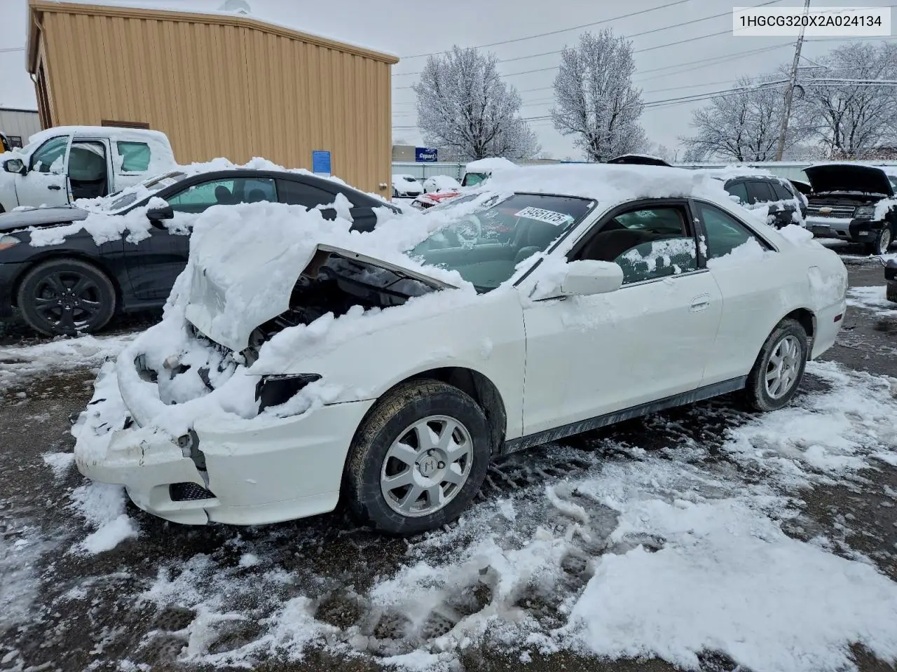1HGCG320X2A024134 2002 Honda Accord Se