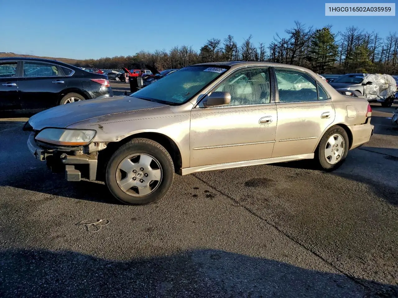 1HGCG16502A035959 2002 Honda Accord Ex