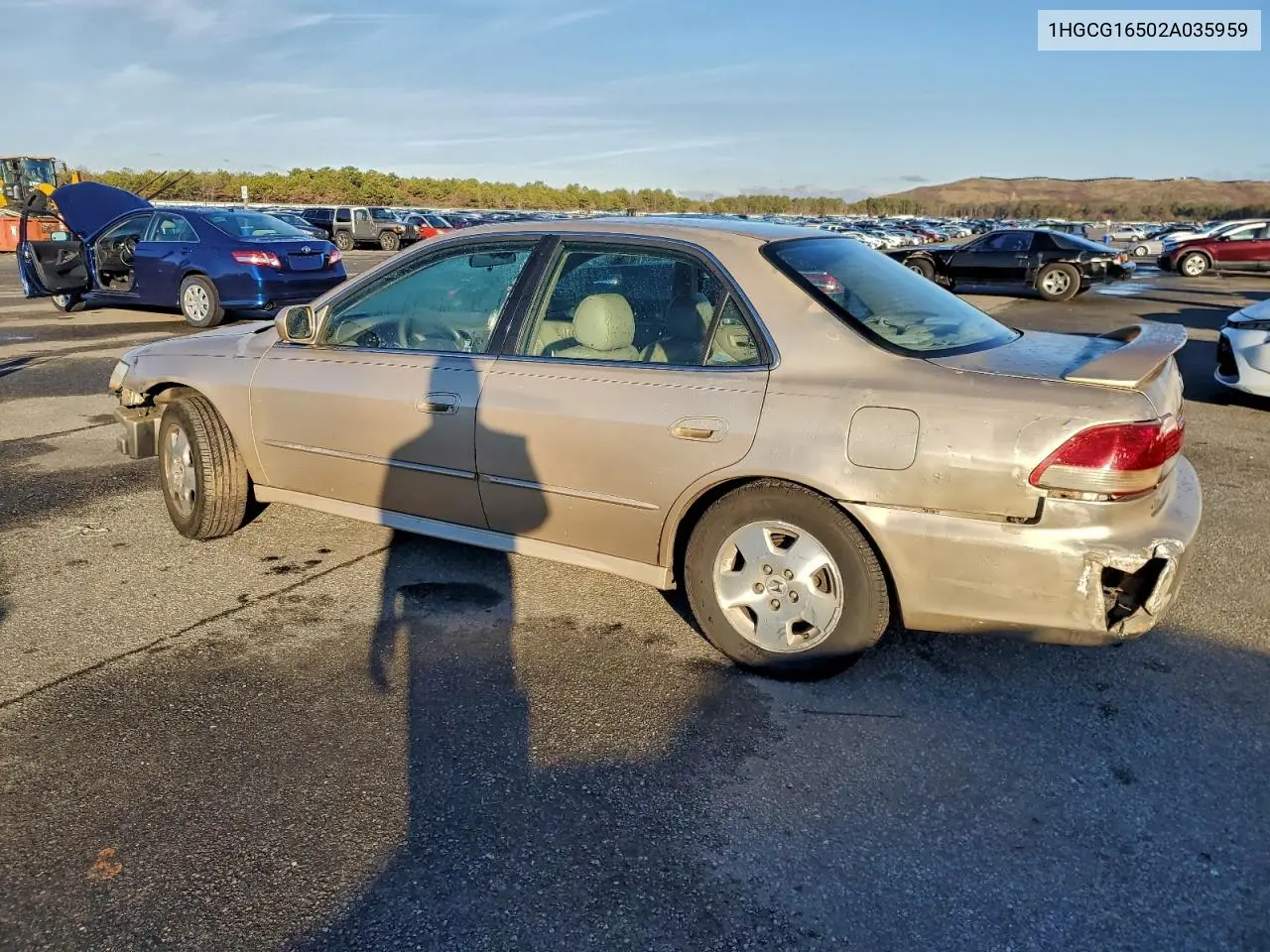 1HGCG16502A035959 2002 Honda Accord Ex