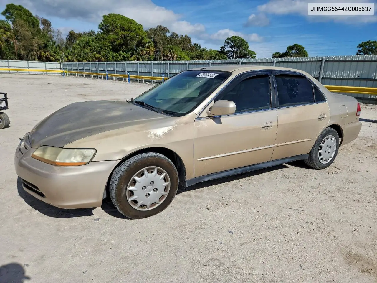 JHMCG56442C005637 2002 Honda Accord Lx