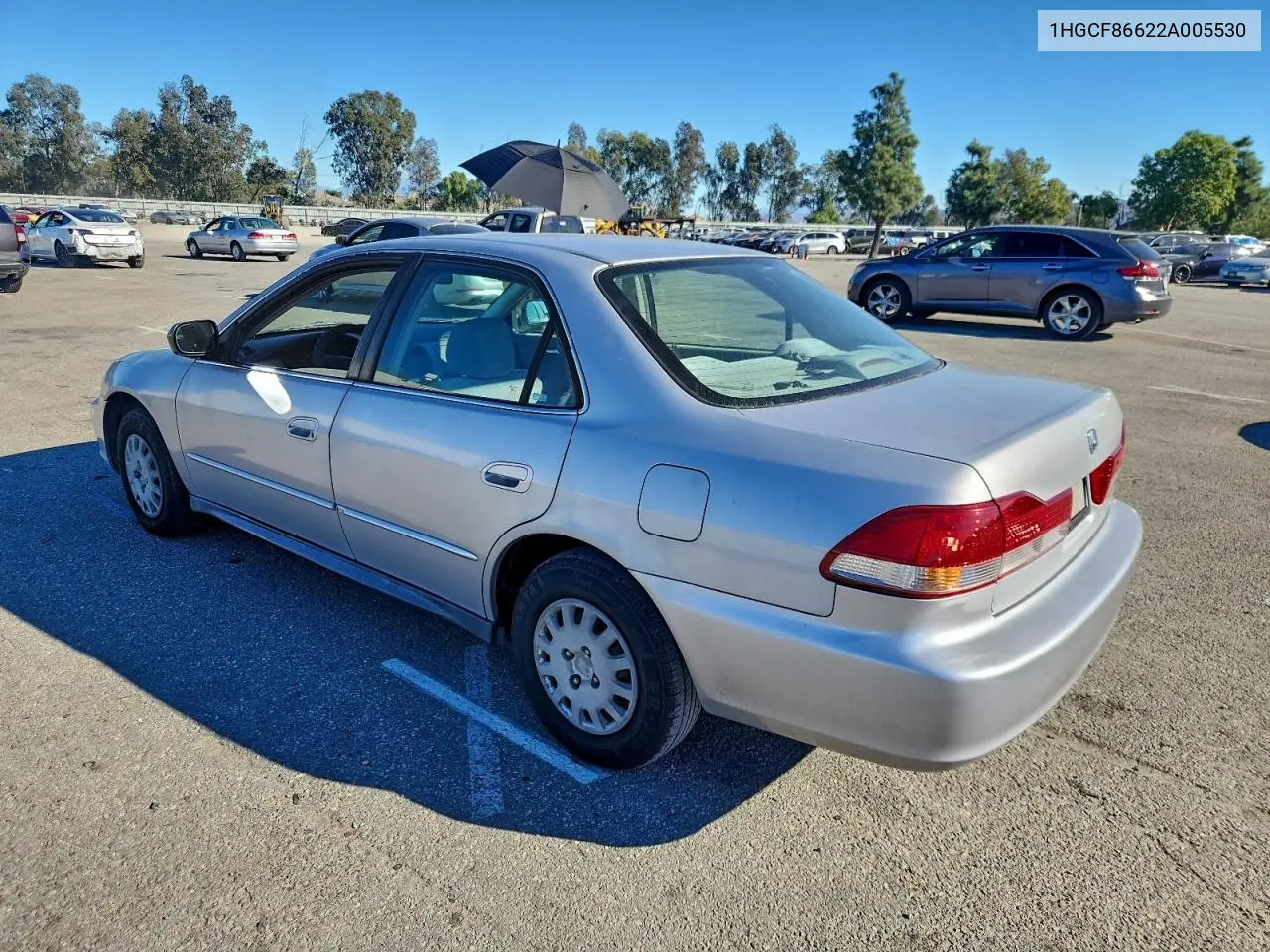 1HGCF86622A005530 2002 Honda Accord Value