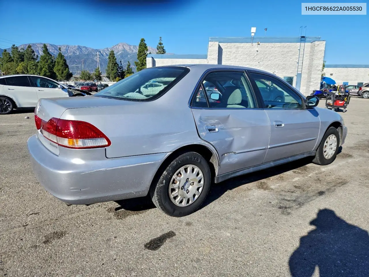 1HGCF86622A005530 2002 Honda Accord Value