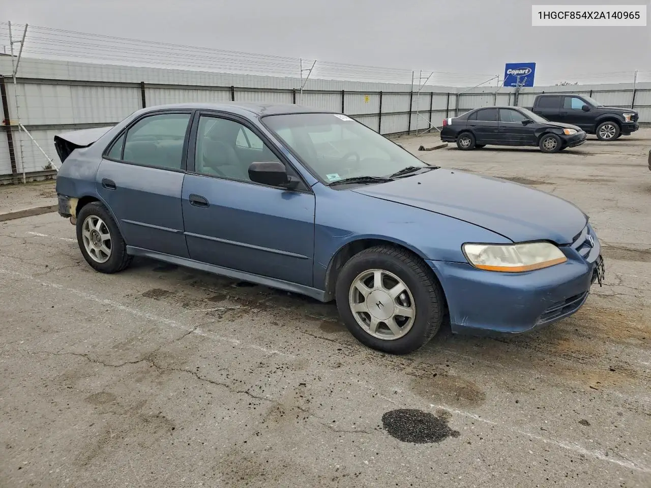 1HGCF854X2A140965 2002 Honda Accord Dx