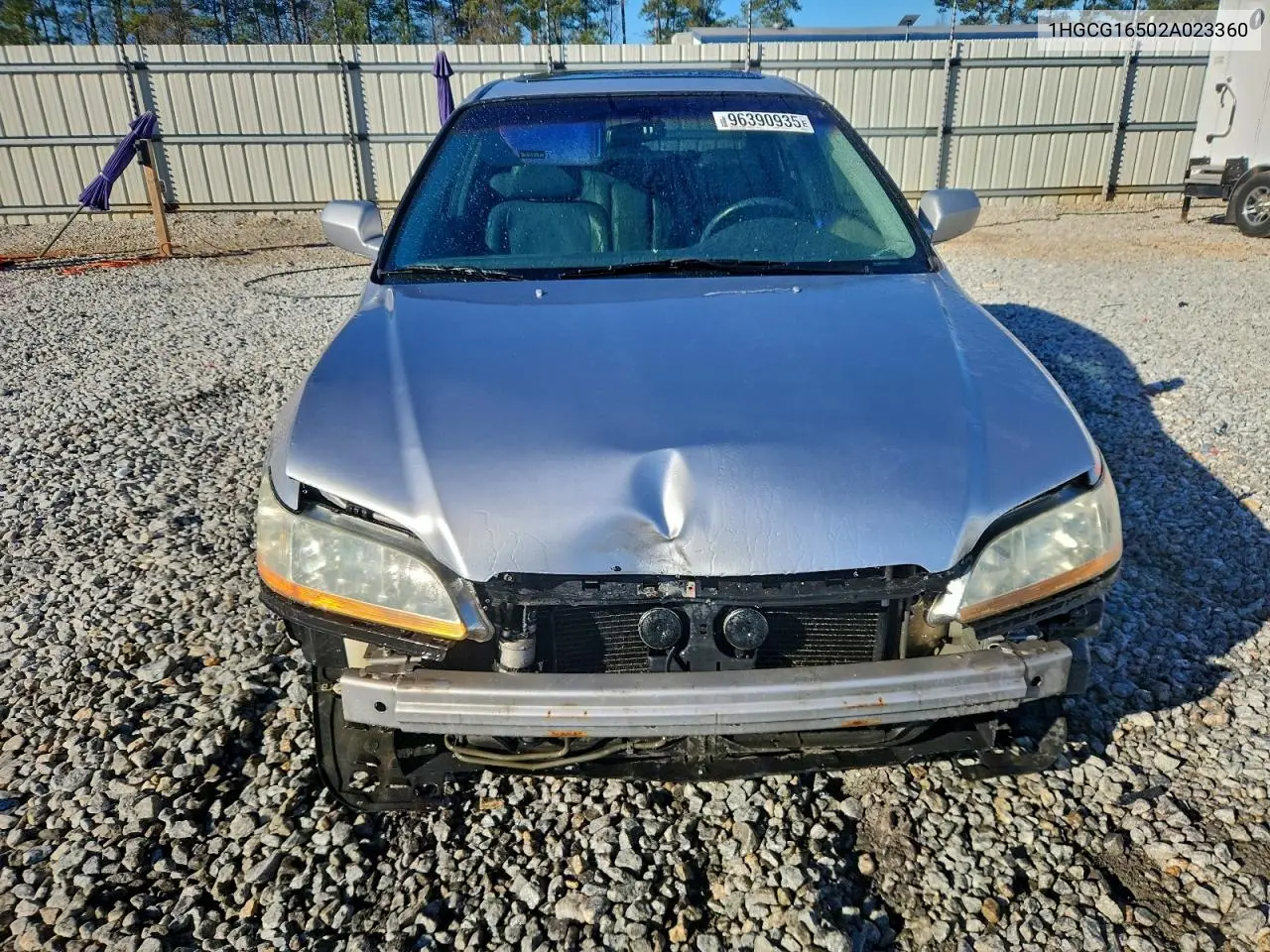 1HGCG16502A023360 2002 Honda Accord Ex
