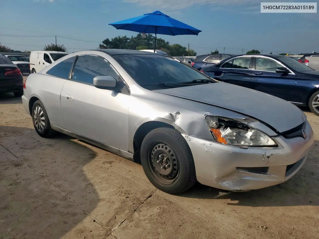 1HGCM72283A015189 2003 Honda Accord Lx