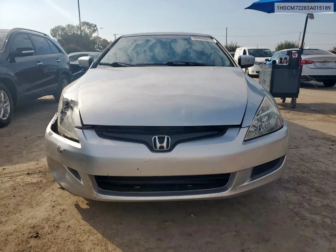 1HGCM72283A015189 2003 Honda Accord Lx