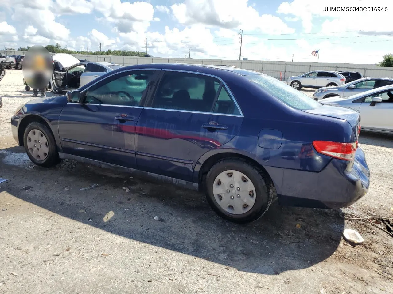 2003 Honda Accord Lx VIN: JHMCM56343C016946 Lot: 69642174