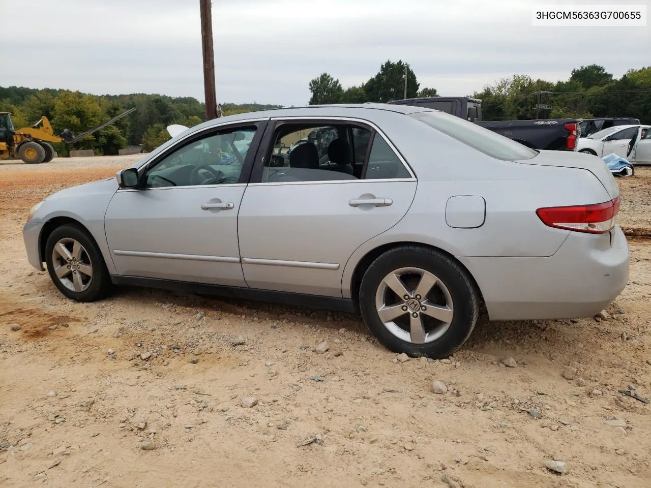 2003 Honda Accord Lx VIN: 3HGCM56363G700655 Lot: 70702424