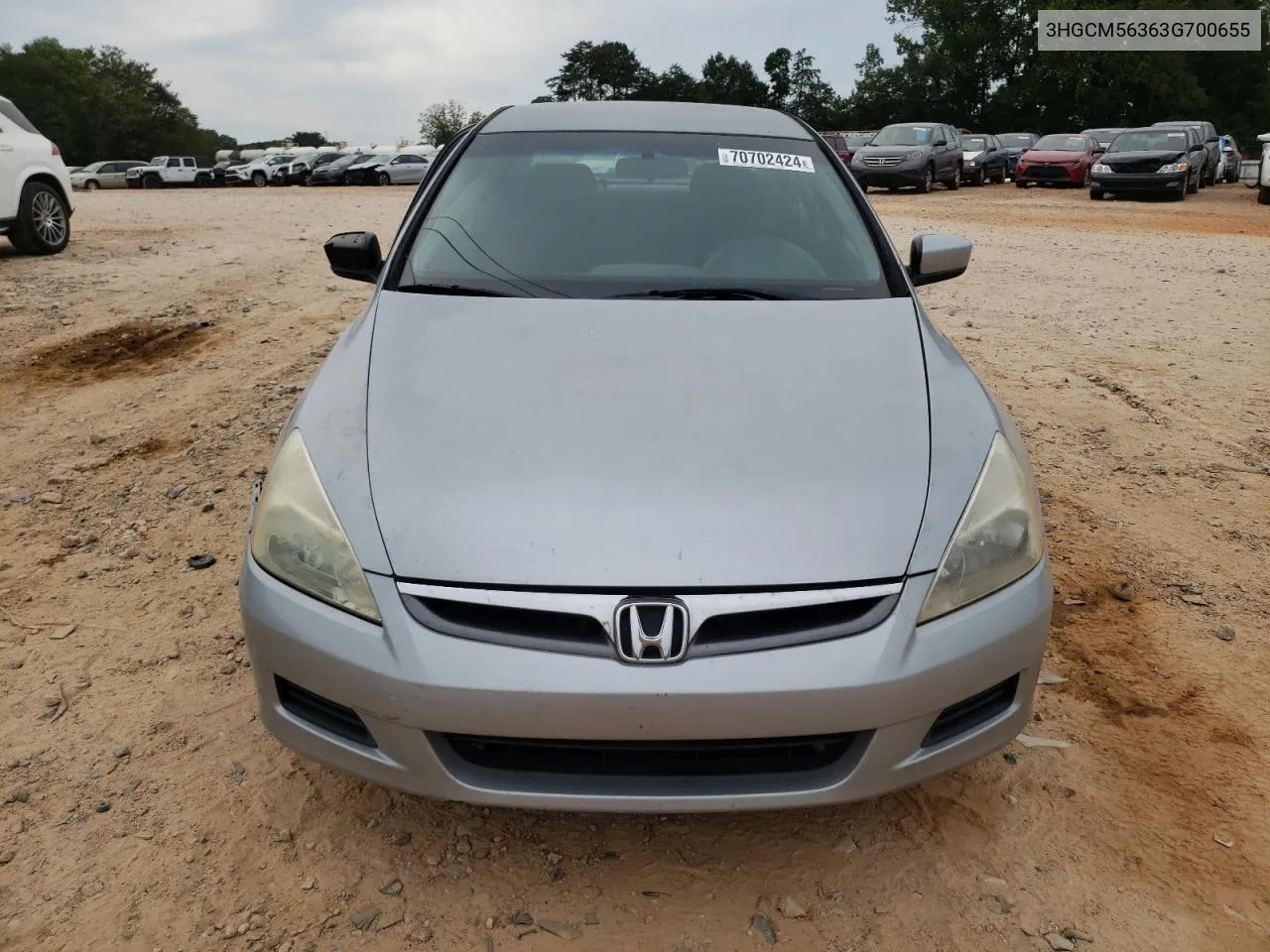 3HGCM56363G700655 2003 Honda Accord Lx