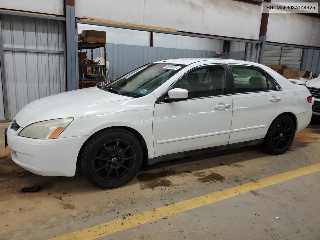 2003 Honda Accord Lx VIN: 1HGCM56303A144325 Lot: 70909524