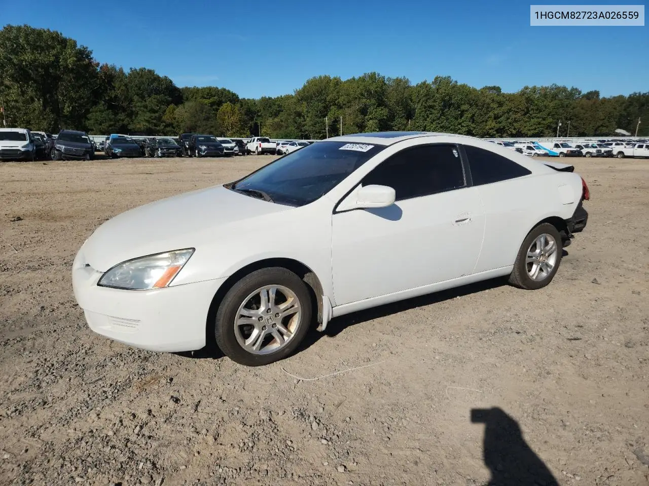 1HGCM82723A026559 2003 Honda Accord Ex